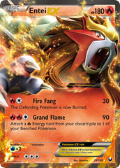 Entei EX 13/108 Holo Rare EX
