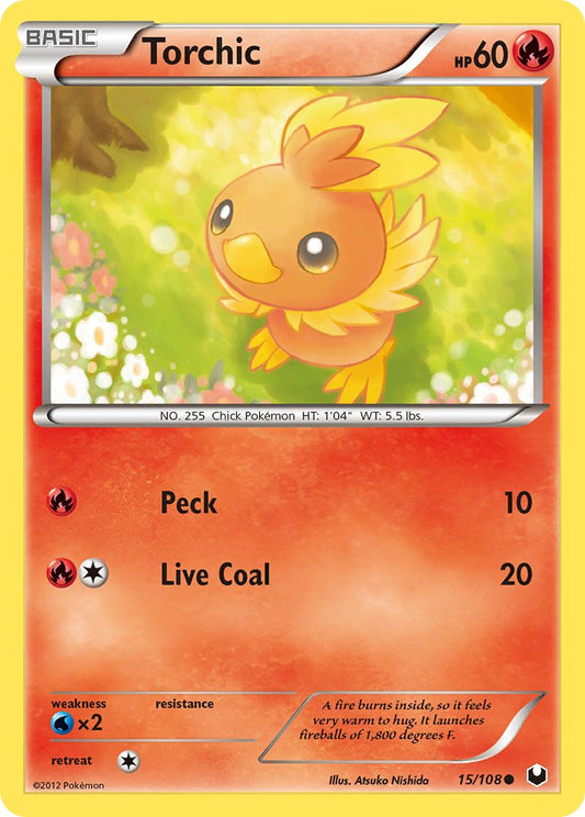 Torchic 15/108 Reverse Common - MissingNo.