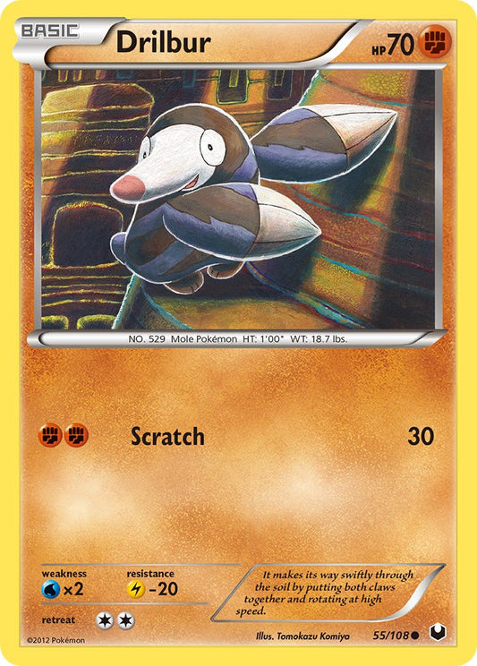 Drilbur 55/108 Reverse Common - MissingNo.