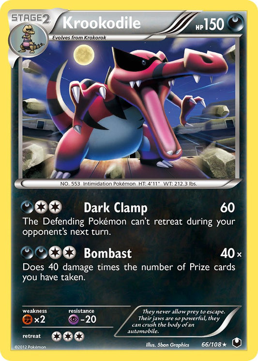 Krookodile 66/108 Cosmos Holo Plasma Blast Single Pack Blisters Exclusive - MissingNo.