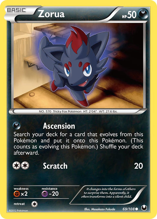 Zorua 69/108 Reverse Common - MissingNo.