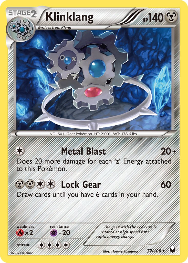 Klinklang 77/108 Holo Rare - MissingNo.