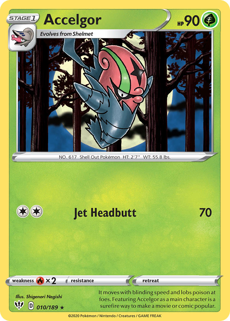 Accelgor 010/189 Non-Holo Rare - MissingNo.