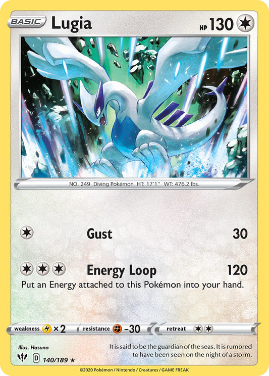 Lugia 140/189 Reverse Rare - MissingNo.