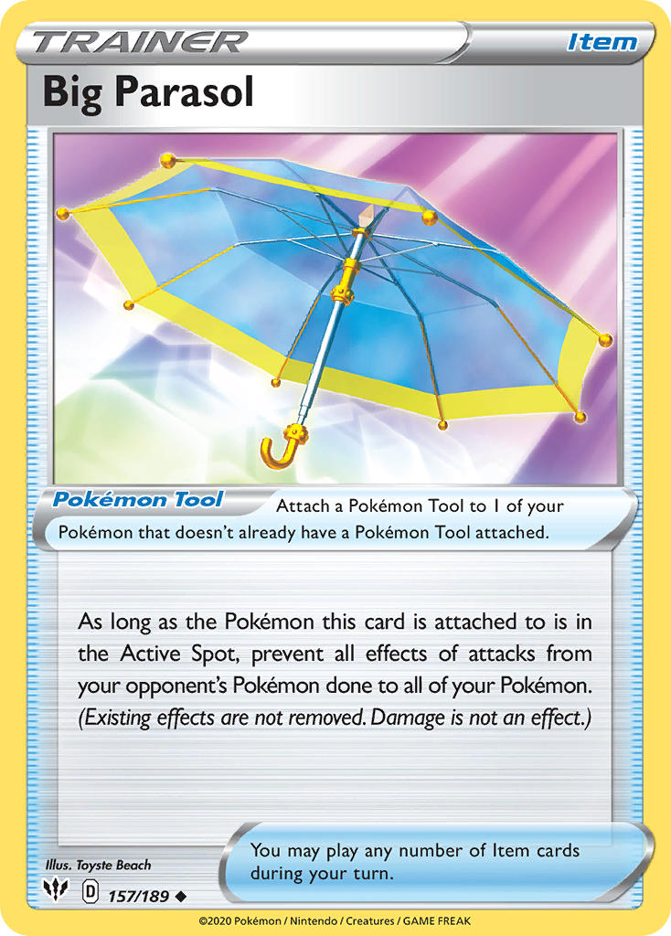 Big Parasol 157/189 Reverse Uncommon - MissingNo.