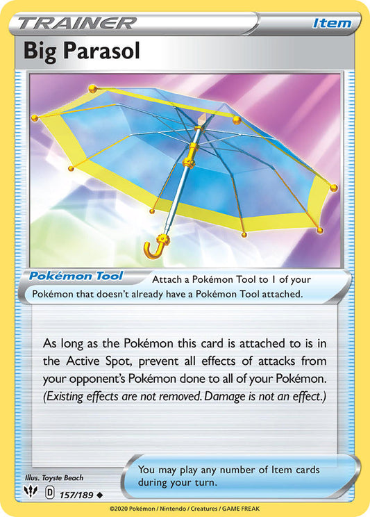 Big Parasol 157/189 Non-Holo Play! Pokémon Stamp Prize Pack Series 1 Exclusive - MissingNo.