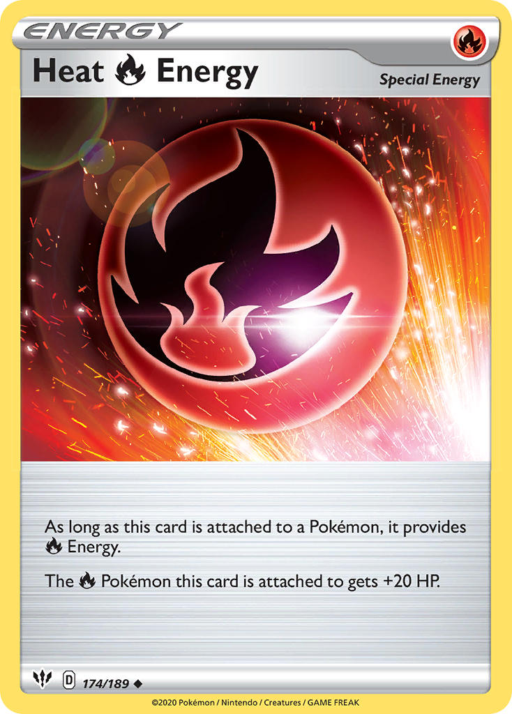 Heat Fire Energy 174/189 Reverse Uncommon - MissingNo.
