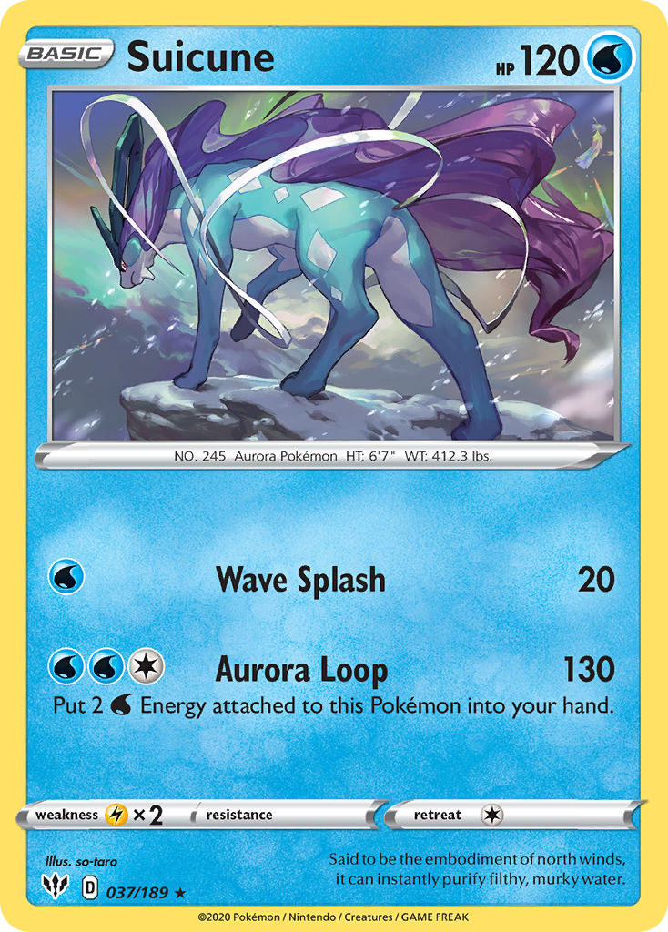 Suicune 037/189 Holo Rare - MissingNo.