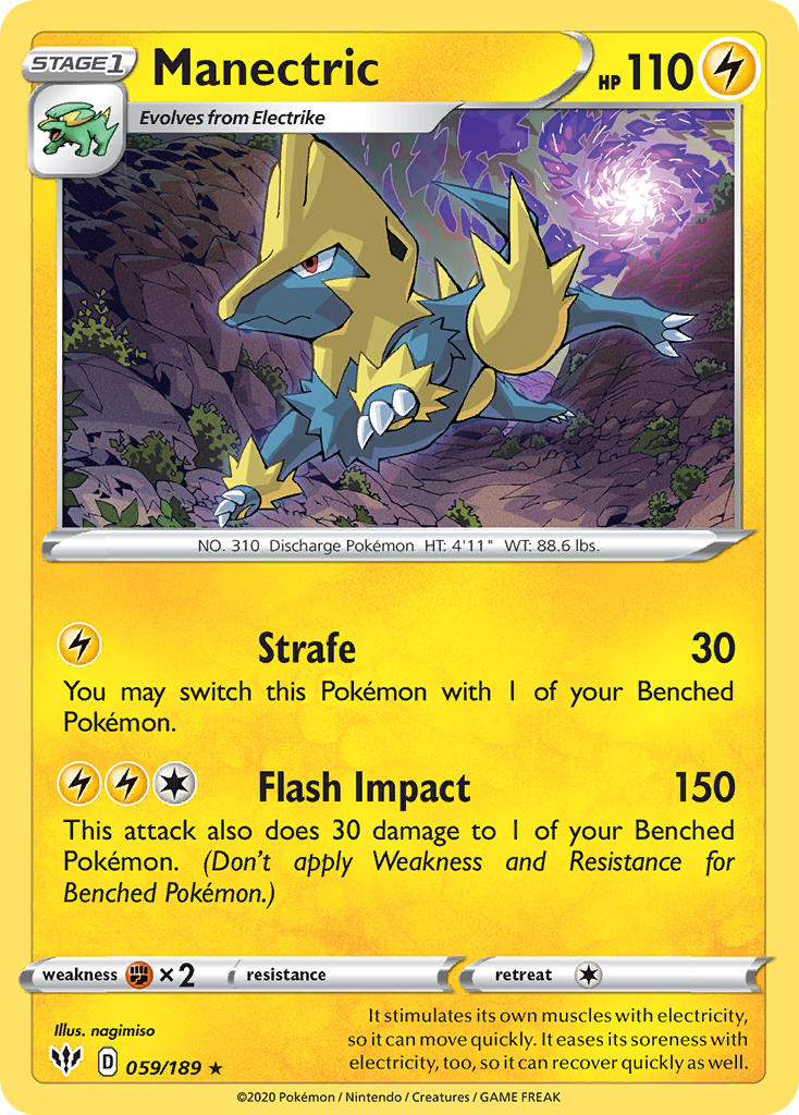 Manectric 059/189 Non-Holo Rare - MissingNo.