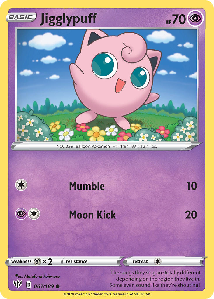 Jigglypuff 067/189 Reverse Common - MissingNo.