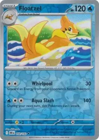Floatzel 58/182 Reverse Uncommon - MissingNo.