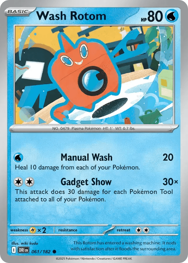 Wash Rotom 61/182 Common - MissingNo.