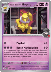 Team Rocket's Hypno 80/182 Uncommon