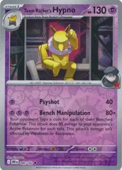 Team Rocket's Hypno 80/182 Reverse Uncommon