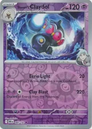 Steven's Claydol 84/182 Reverse Uncommon - MissingNo.