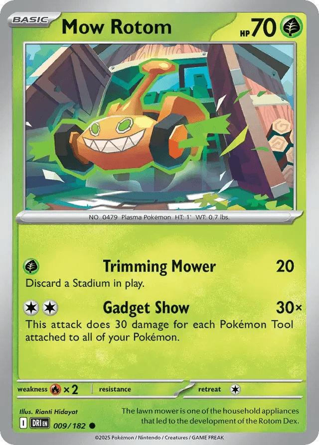 Mow Rotom 9/182 Common - MissingNo.