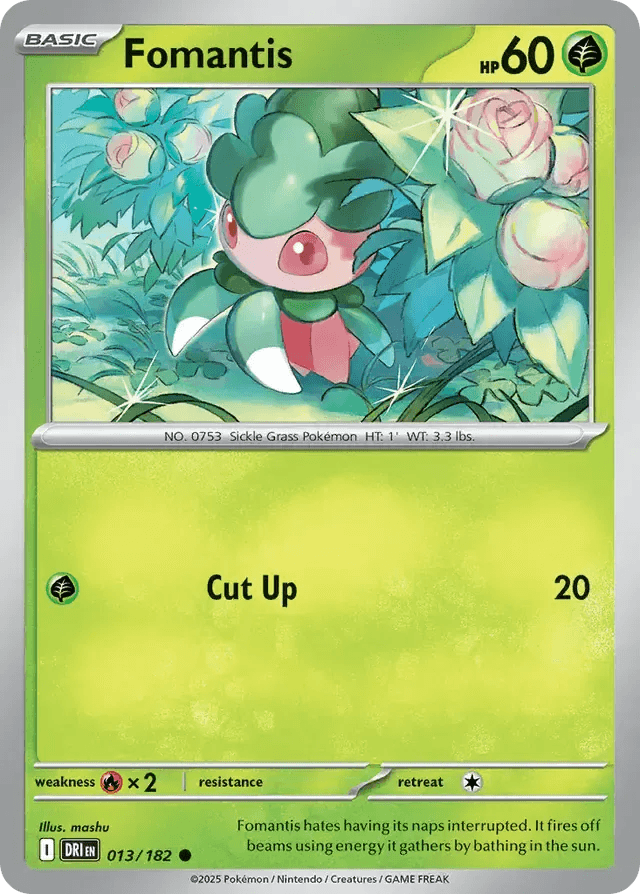 Fomantis 13/182 Common - MissingNo.
