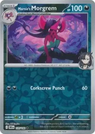 Marnie's Morgrem 135/182 Reverse Uncommon - MissingNo.