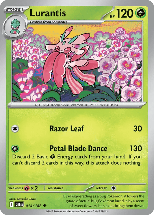 Lurantis 14/182 Uncommon - MissingNo.