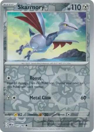 Skarmory 141/182 Reverse Common - MissingNo.