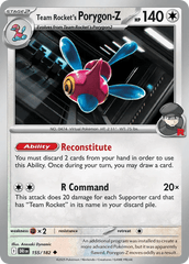 Team Rocket's Porygon-Z 155/182 Uncommon