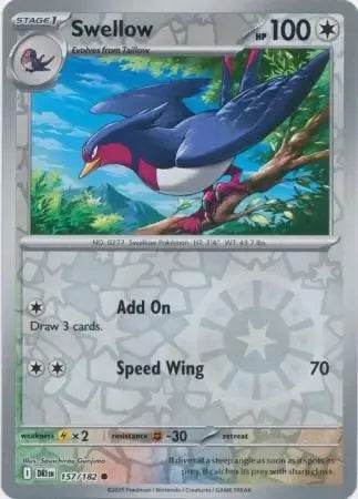 Swellow 157/182 Reverse Common - MissingNo.