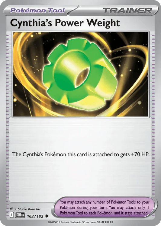 Cynthia's Power Weight 162/182 Uncommon - MissingNo.