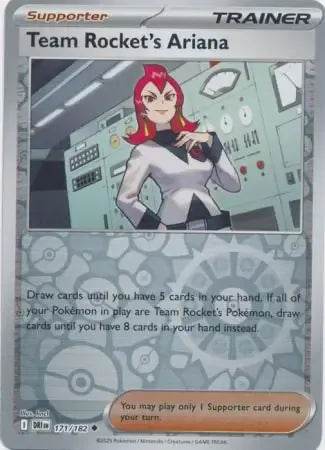 Team Rocket's Ariana 171/182 Reverse Uncommon - MissingNo.