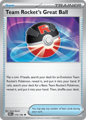 Team Rocket's Great Ball 175/182 Uncommon