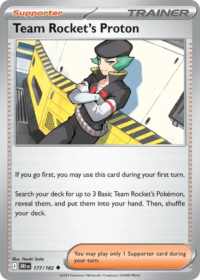 Team Rocket's Proton 177/182 Uncommon - MissingNo.