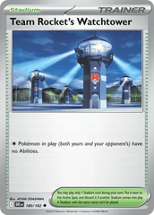 Team Rocket's Watchtower 180/182 Uncommon