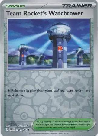 Team Rocket's Watchtower 180/182 Reverse Uncommon - MissingNo.