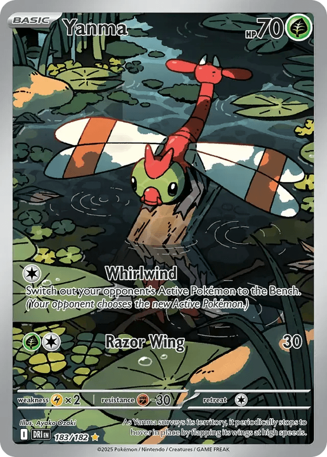 Yanma 183/182 Illustration Rare - MissingNo.