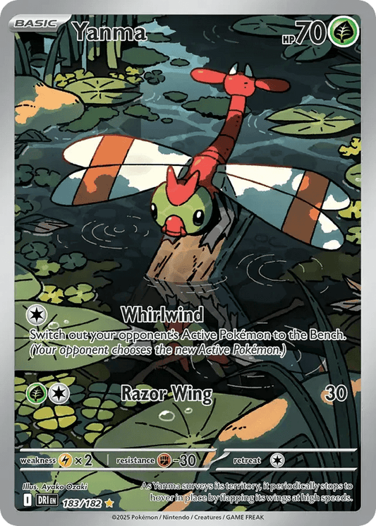 Yanma 183/182 Illustration Rare - MissingNo.