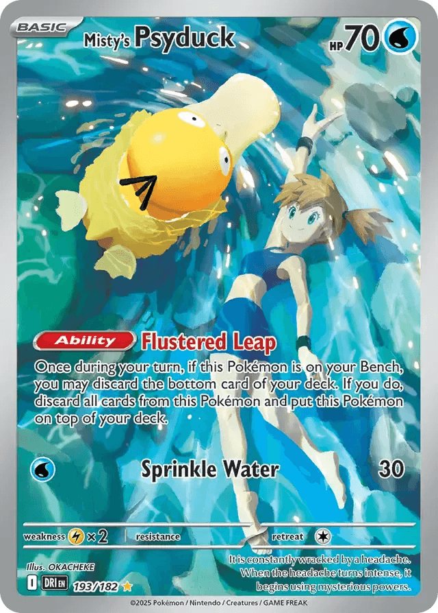 Misty's Psyduck 193/182 Illustration Rare - MissingNo.