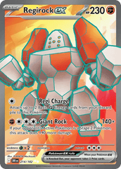 Regirock ex 214/182 Ultra Rare ex