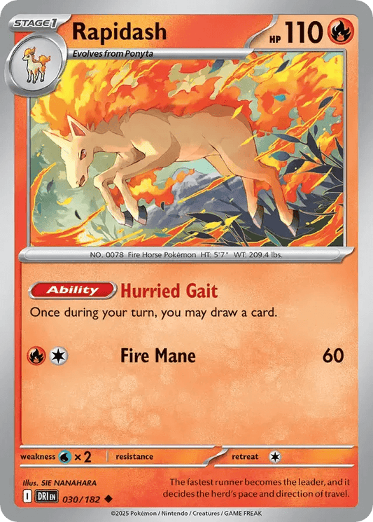 Rapidash 30/182 Uncommon - MissingNo.