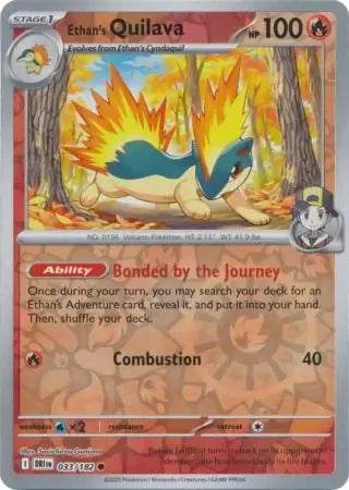 Ethan's Quilava 33/182 Reverse Common - MissingNo.