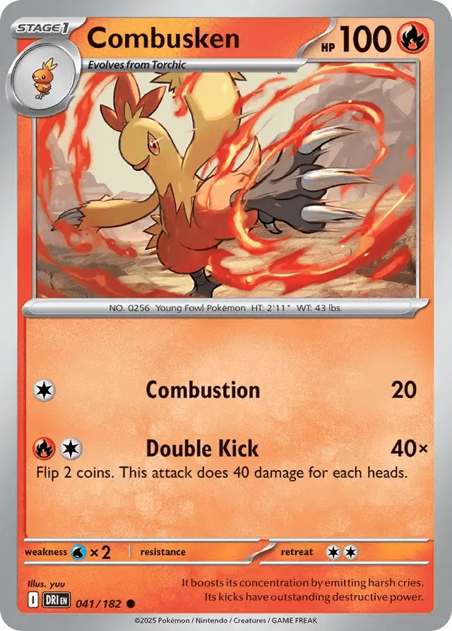 Combusken 41/182 Common - MissingNo.