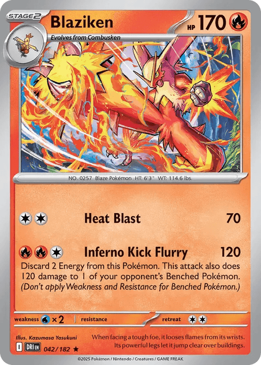 Blaziken 42/182 Holo Rare - MissingNo.