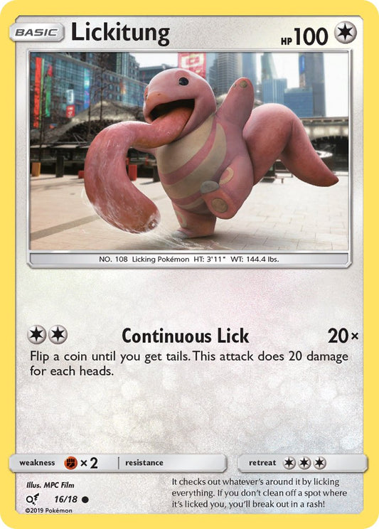 Lickitung 16/18 Holo Common - MissingNo.