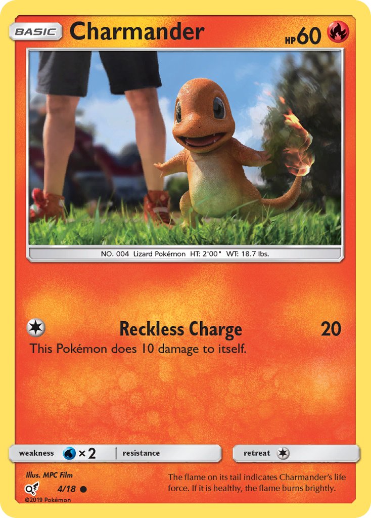 Charmander 4/18 Holo Common - MissingNo.