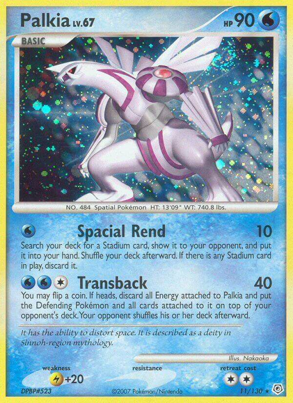 Palkia 11/130 Holo Rare - MissingNo.