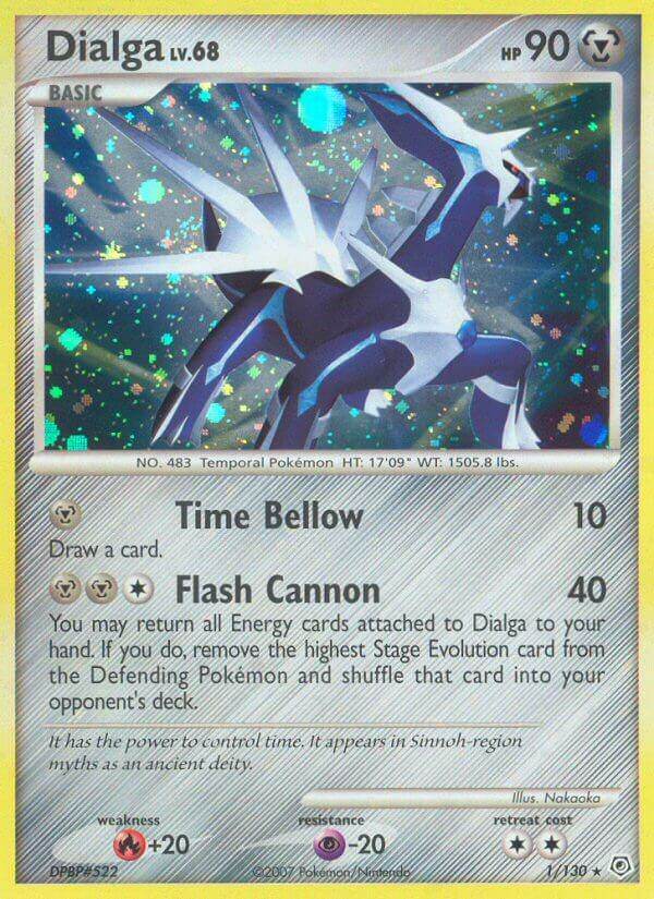 Dialga 1/130 Reverse Rare - MissingNo.