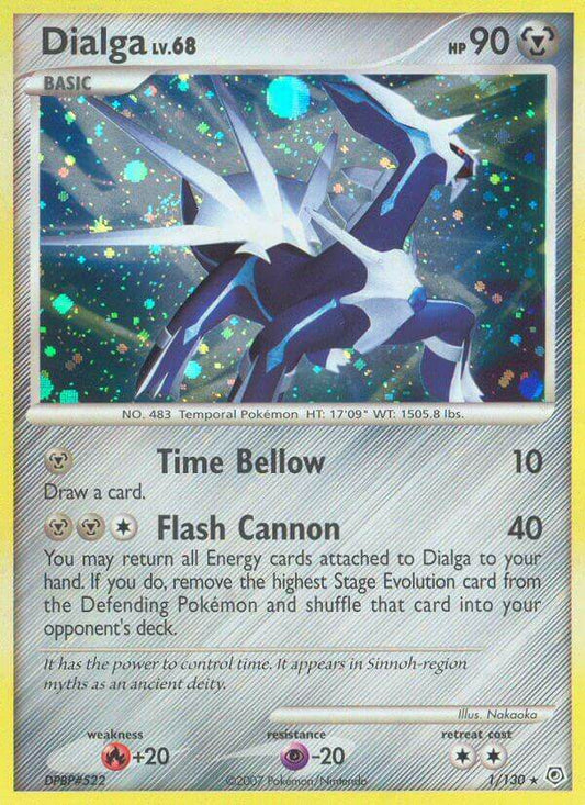Dialga 1/130 Reverse Rare - MissingNo.