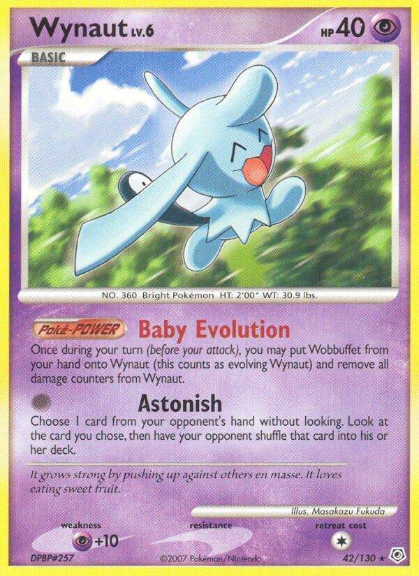 Wynaut 42/130 Non-Holo Rare - MissingNo.