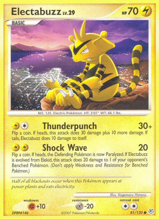 Electabuzz 81/130 Reverse Common - MissingNo.