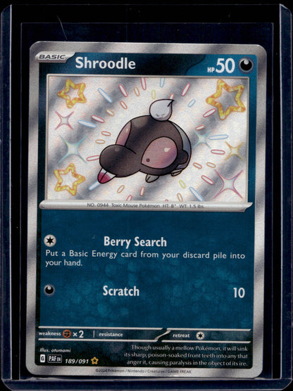 Shroodle 189/91 Shiny Rare - MissingNo.