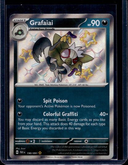 Grafaiai 190/91 Shiny Rare - MissingNo.