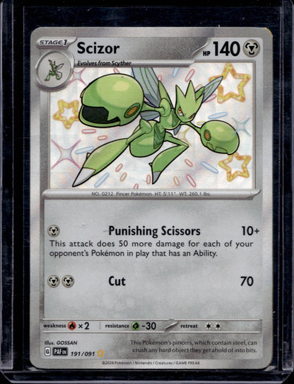 Scizor 191/91 Shiny Rare - MissingNo.
